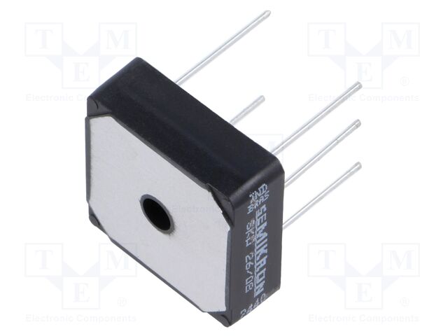 Bridge rectifier: three-phase; square