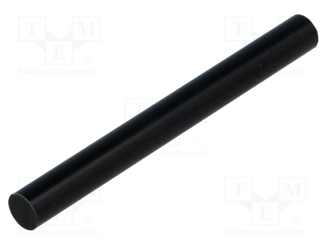 Adapter; thermoplastic; Shaft d: 6mm; black; Shaft: smooth; L: 60mm