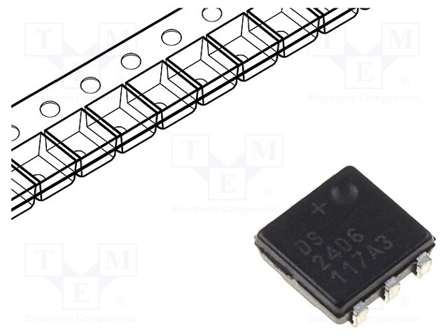 IC: analog switch; SPDT; Channels: 2; TSOC6