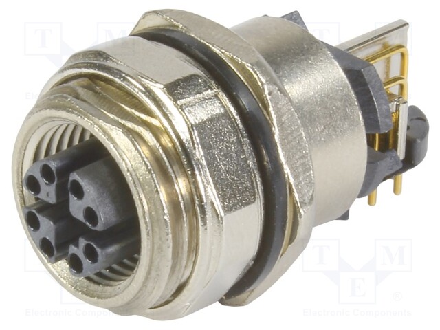 M12 CAT6a Bu gewinkelt HWM