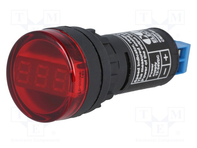 Analog indicator 0-10V; 22mm; CM22; -20÷60°C; IP65; 12÷24VDC; 20mA