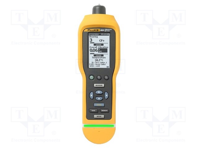 Vibrometer; ±50g; Temp.(IR): -20÷200°C; Accuracy: ±2°C; 400g