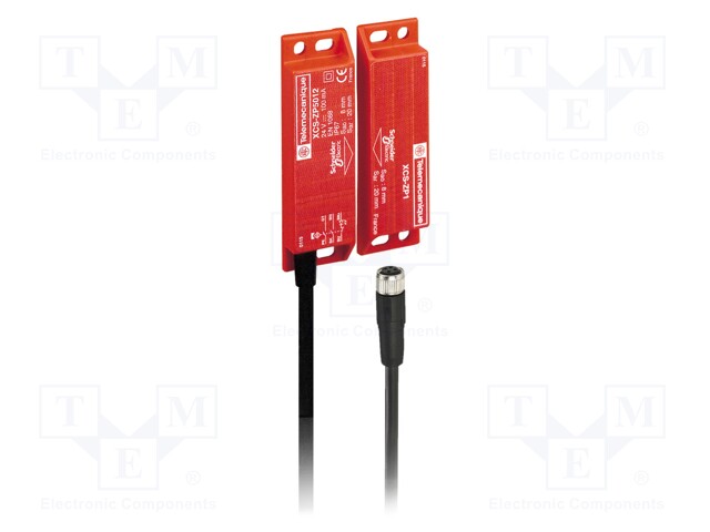 Safety switch: magnetic; XCS; NC + NO x2; Features: with key; IP66