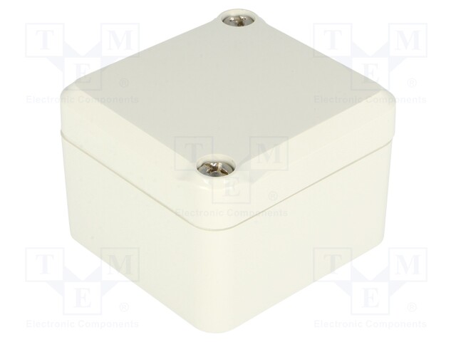 Enclosure: multipurpose; X: 50mm; Y: 52mm; Z: 37mm; EUROMAS II; ABS