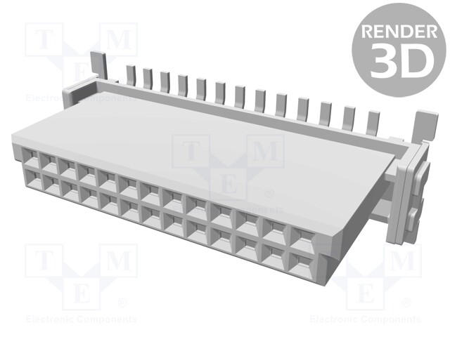 Connector: PCB to PCB; female; PIN: 26; 1.27mm; Series: har-flex