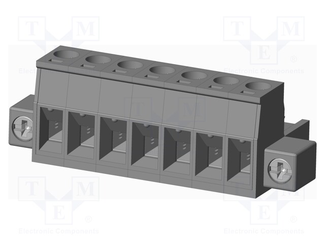 Connector: pluggable terminal block; plug; female; straight; grey