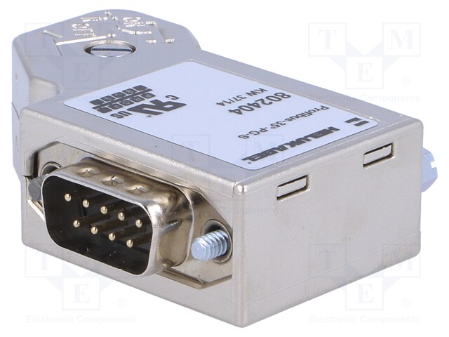 D-Sub; PIN: 9; solid wire,strand; Profibus,with interface PG