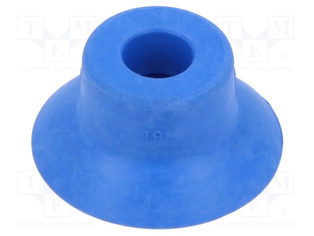 Suction cup; 18mm; 1.1g; Shore hardness: 60; 0.37cm3; SUF