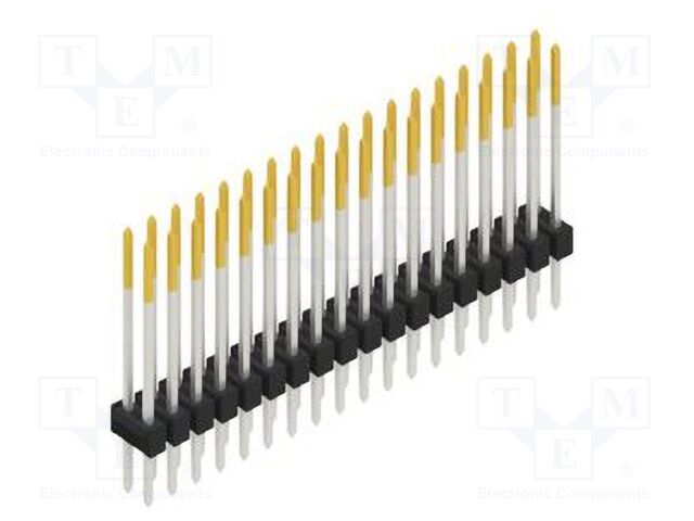 Connector: pin strips; pin header; male; PIN: 36; 2.54mm; THT; 2x18