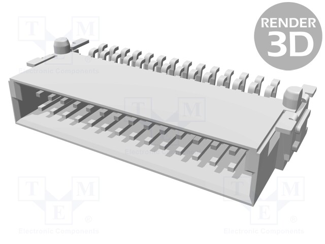 Connector: PCB to PCB; male; PIN: 28; 1.27mm; Series: har-flex; 2.3A