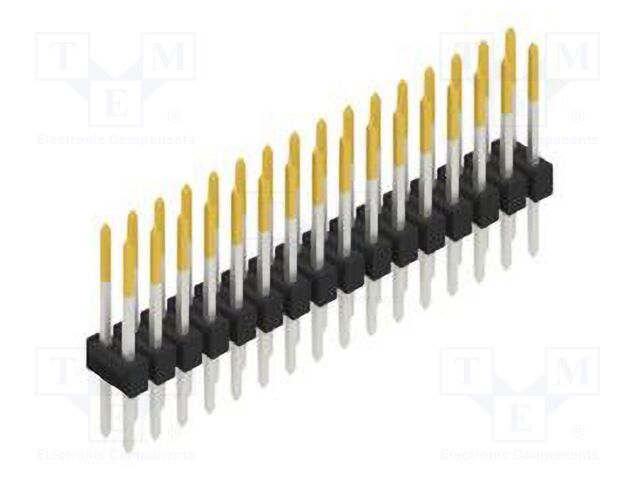 Connector: pin strips; pin header; male; PIN: 32; 2.54mm; THT; 2x16