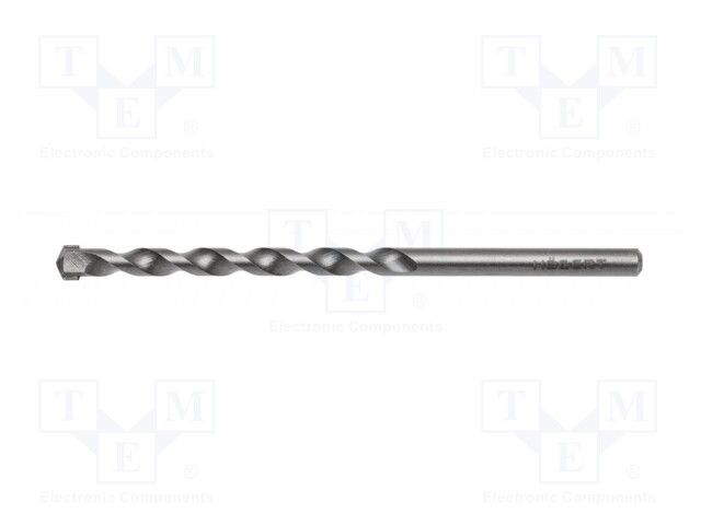 Drill bit; for concrete; Ø: 6mm; L: 100mm; cemented carbide