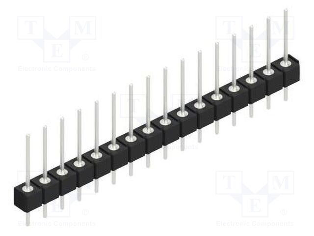 Connector: pin strips; pin header; male; PIN: 16; 2.54mm; THT; 1x16