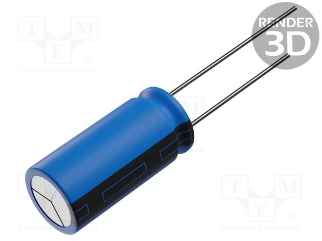 Electrolytic Capacitor, 68 µF, 400 V, 152 RMH Series, ± 20%, Radial Leaded, 4000 hours @ 105°C