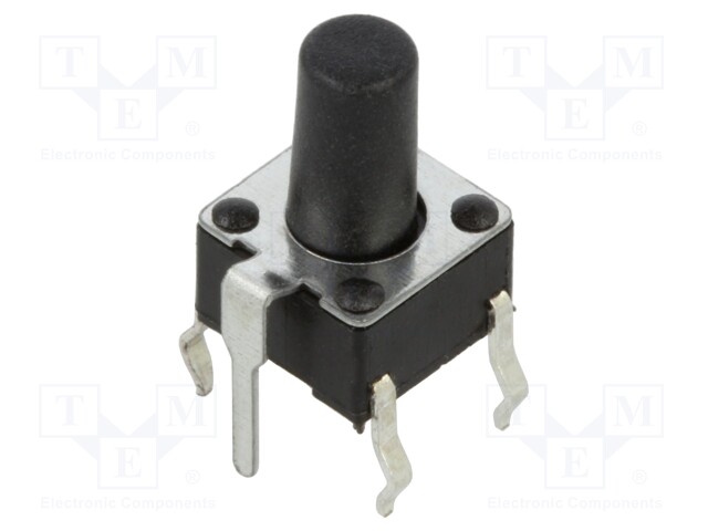 Microswitch TACT; SPST-NO; Pos: 2; 0.05A/24VDC; THT; none; 1.57N