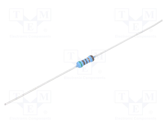 Resistor: thin film; THT; 511kΩ; 600mW; ±5%; Ø2.5x6.5mm; 50ppm/°C