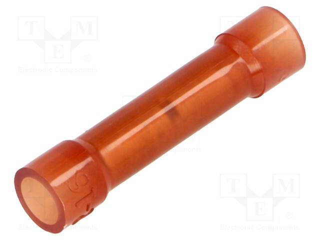Butt splice; insulated; copper; Insulation: nylon; 0.25÷1.5mm2