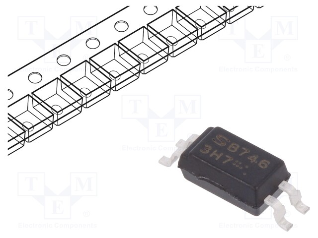 Optocoupler; SMD; Channels: 1; Out: transistor; Uinsul: 2.5kV