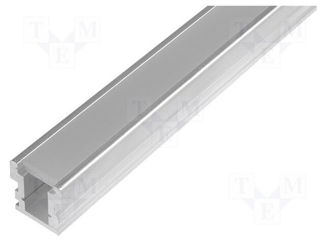 Profiles for LED modules; mat; recessed; L: 2m; aluminium