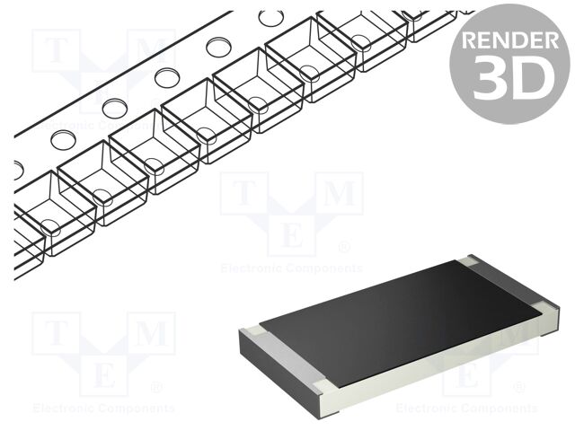 SMD Chip Resistor, 1 Mohm, ± 1%, 250 mW, 1206 [3216 Metric], Thick Film, Precision