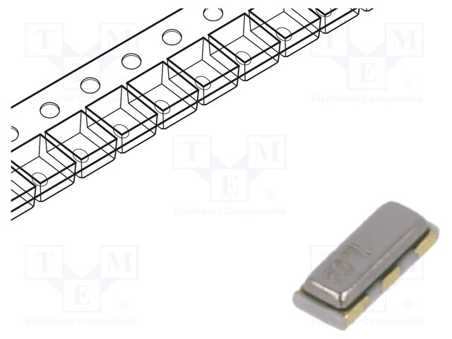 Resonator: ceramic; 8MHz; SMD; 3.2x1.3x0.7mm; Tol: ±0.5%; -40÷125°C