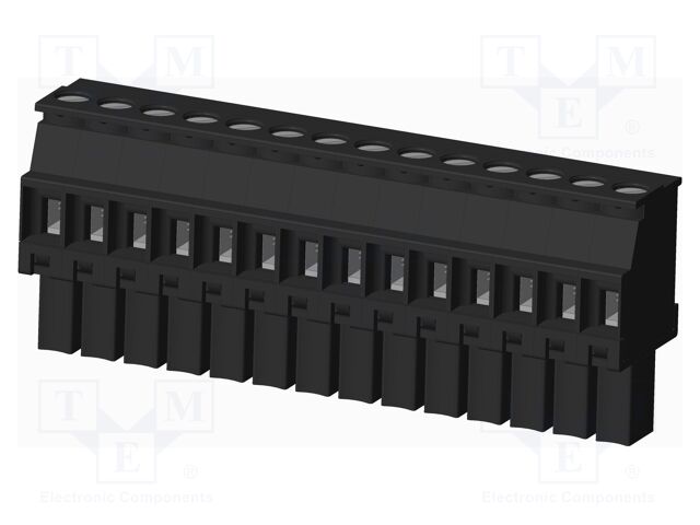 Connector: pluggable terminal block; plug; female; angled 90°