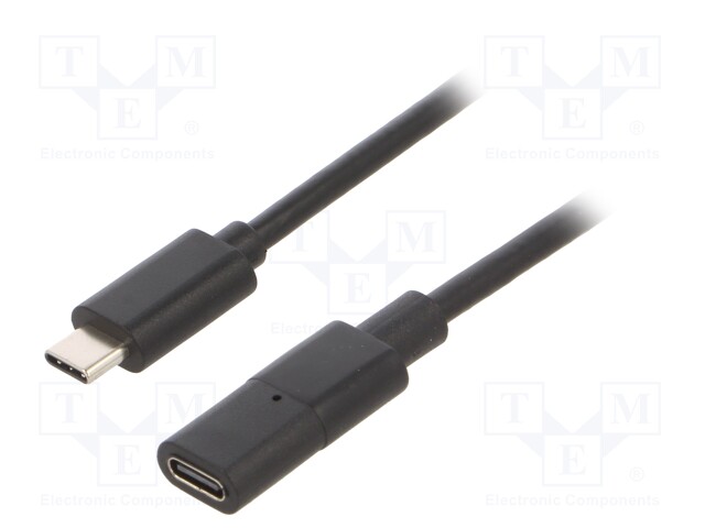 USB-USB; USB C socket,USB C plug; 0.5m