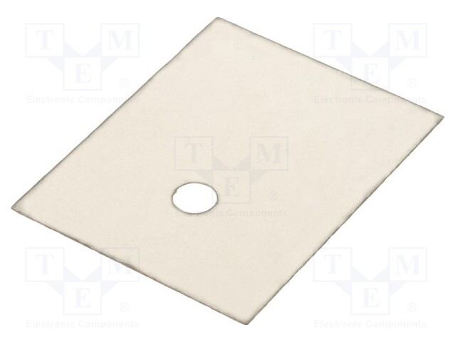 Heat transfer pad: mica; SOT93,TOP3; 0.8K/W; L: 25mm; W: 20mm