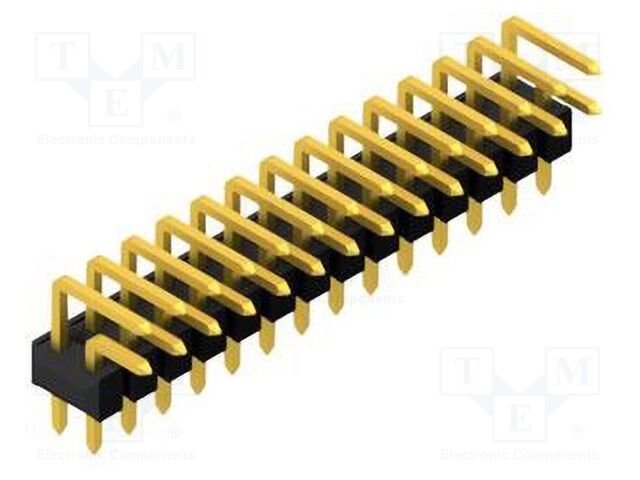 Connector: pin strips; pin header; male; PIN: 28; 2.54mm; THT; 2x14