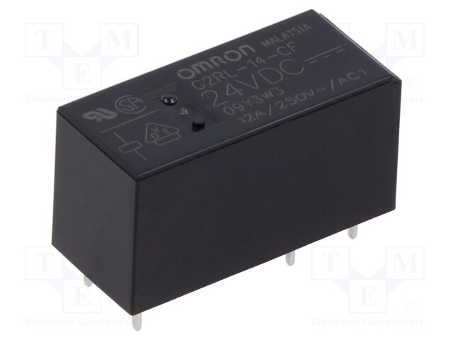 Relay: electromagnetic; SPDT; Ucoil: 24VDC; Icontacts max: 12A