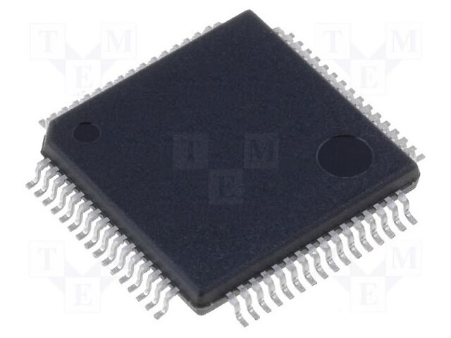 ARM7TDMI microcontroller; Flash: 512kx8bit; SRAM: 32768B; LQFP64
