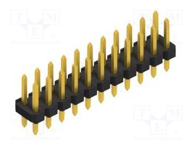 Connector: pin strips; pin header; male; PIN: 22; 2.54mm; THT; 2x11