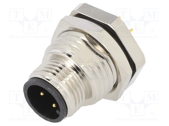 Socket; M12; PIN: 4; male; A code-DeviceNet / CANopen; THT; IPX7