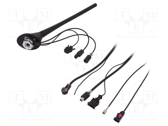 Antenna; car top; 0.2m; AM,DAB,FM; Fiat,Renault,Seat,Škoda,VW