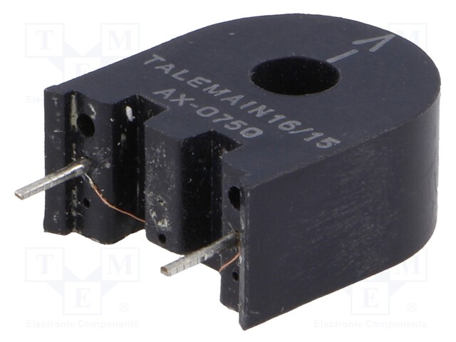 Current transformer; Series: AX; 7.5A; Trans: 750: 1; 100Ω