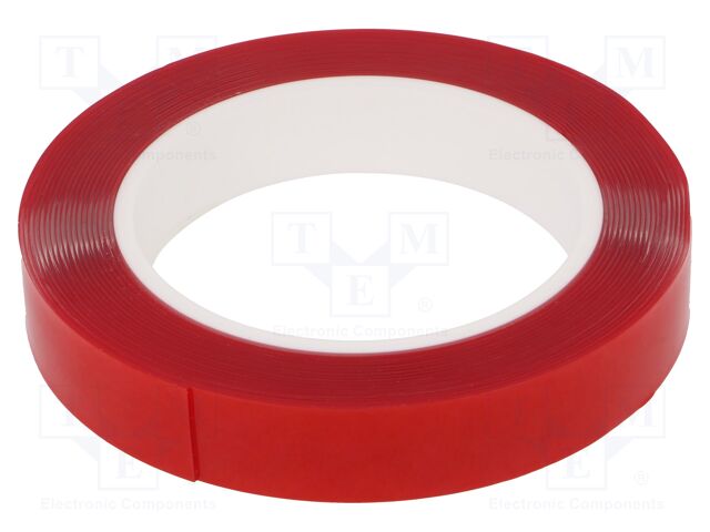 Tape: fixing; W: 19mm; L: 5.5m; Thk: 0.8mm; two-sided adhesive