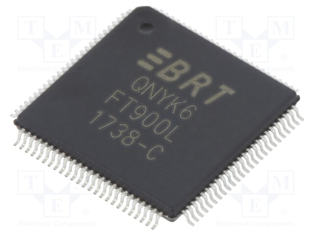 Microcontroller; SRAM: 64kB; Flash: 256kB; 100MHz; LQFP100; PWM: 7