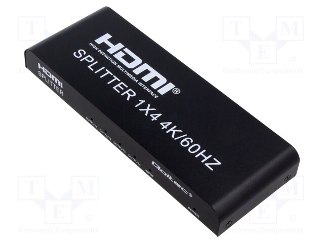 Transition: splitter; HDCP 2.2,HDMI 2.0; PnP,Ultra HD 4K; black