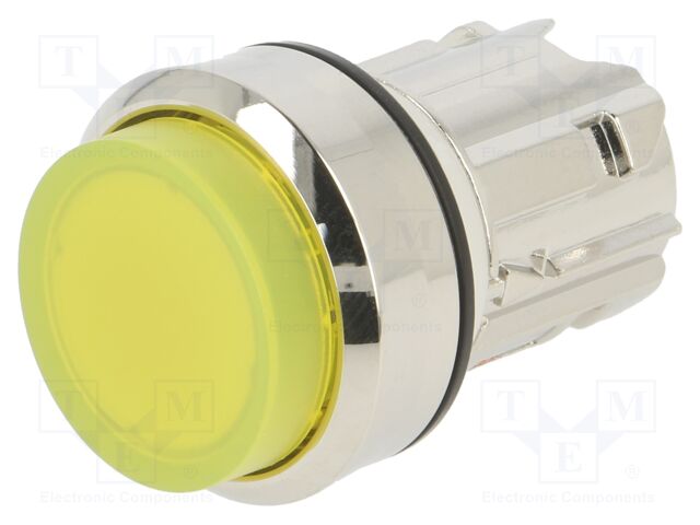 Switch: push-button; Stabl.pos: 1; 22mm; yellow; IP67; Pos: 2; Ø22mm