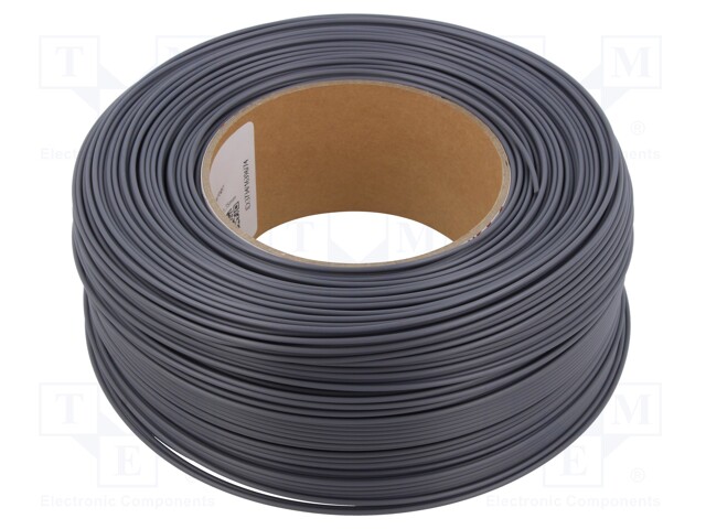 Filament: PLA; 1.75mm; grey; 185÷225°C; 1kg; Table temp: 40÷60°C