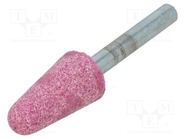 Grindingstone; 6mm; metal,steel; ceramics; Mounting: rod 6mm