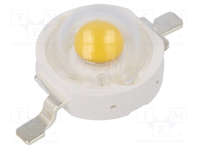 Power LED; white warm; 130°; 700mA; Pmax: 3W; 192÷221lm; CRImin: 80