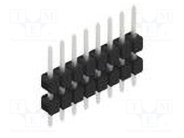 Connector: pin strips; pin header; male; PIN: 8; 2.54mm; THT; 1x8