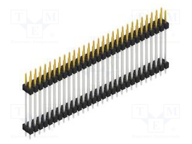 Connector: pin strips; pin header; male; PIN: 58; 2.54mm; THT; 2x29