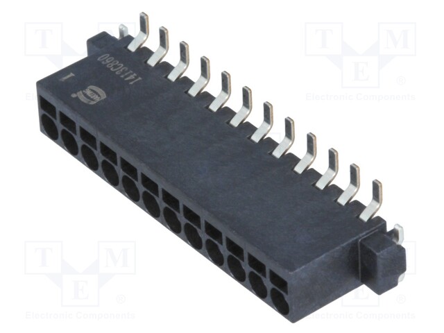 Connector: wire-board; female; PIN: 12; 2.54mm; SMT; socket; 6A