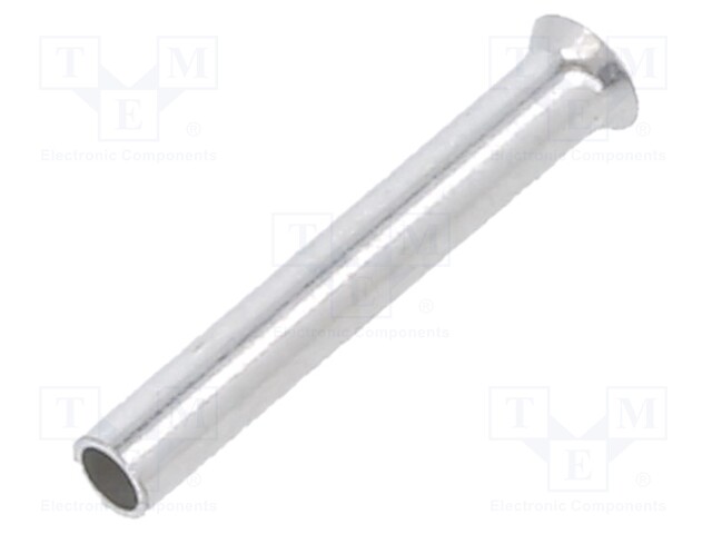 Tip: bootlace ferrule; non-insulated; 0.5mm2; 10mm; tinned