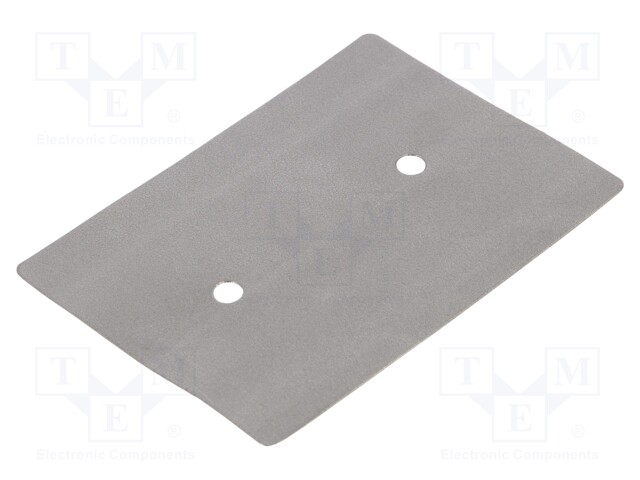 Heat transfer pad: graphite; L: 78mm; W: 55mm; Thk: 0.2mm; 20W/mK