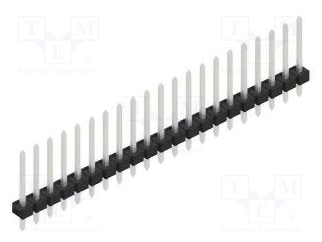 Connector: pin strips; pin header; male; PIN: 21; 2.54mm; THT; 1x21
