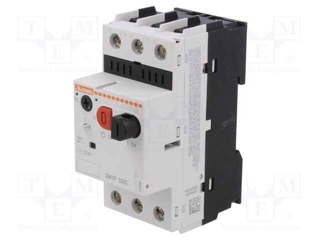 Motor breaker; 230÷690VAC; for DIN rail mounting; 1.6÷2.5A; IP20