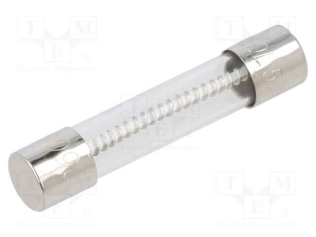 Fuse: fuse; time-lag; 5A; 250VAC; cylindrical,glass; 6.3x32mm; MDL